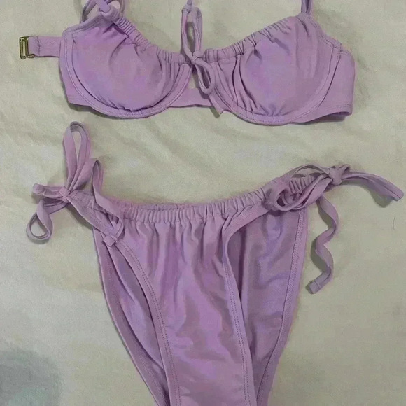 Xhilaration Lilac Bikini 2 piece set - Picture 3 of 6